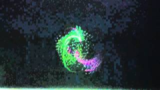 Flow: Poi Art with Kinect - Little Talks Remix