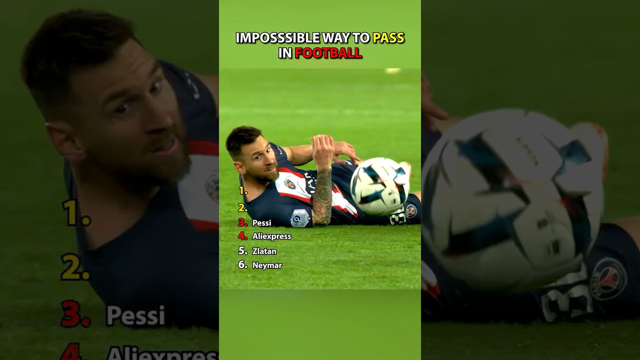 Impossible Way to Pass in Football