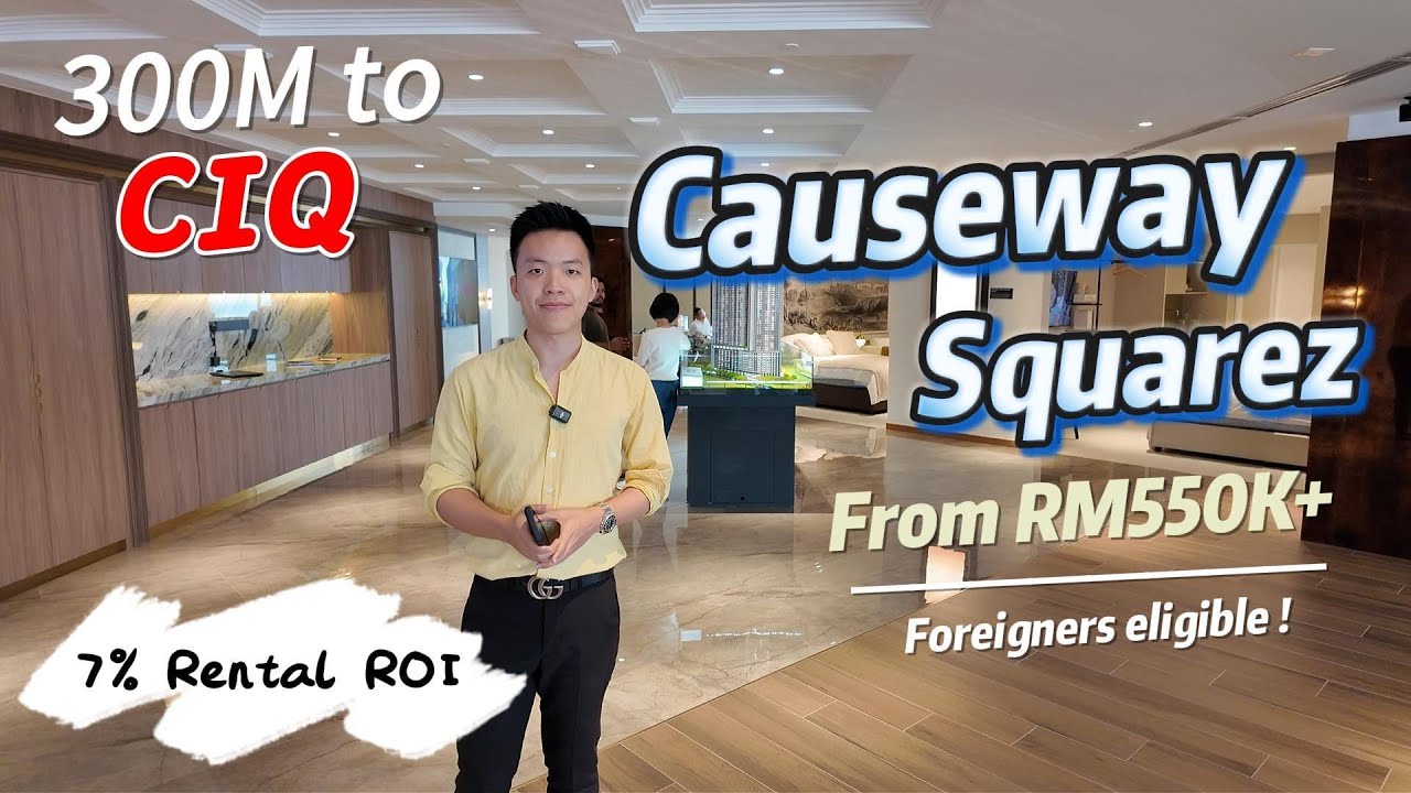 🏠 300 meter to CIQ ! New development priced RM5xxk+ #EXSIM #Causeway #Squarez