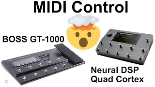 Quad Cortex: Using a GT1000 to MIDI control a Quad Cortex Net Worth