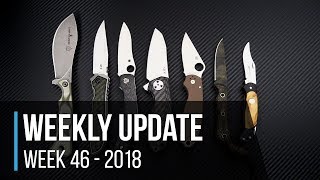 Weekly Update #46 - 2018: Smith & Sons Desperado, ZT 0640 & 0456CF Sprint, Spyderco Kapara & More!