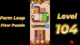 🎮 Farm Loop Level 104 | Flow Puzzle walkthrough | Solutionguruji