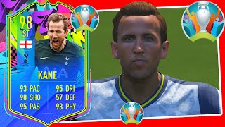 SUMMER STARS KANE REVIEW! 98 SUMMER STAR HARRY KANE PLAYER REVIEW! FIFA 21 ULTIMATE TEAM