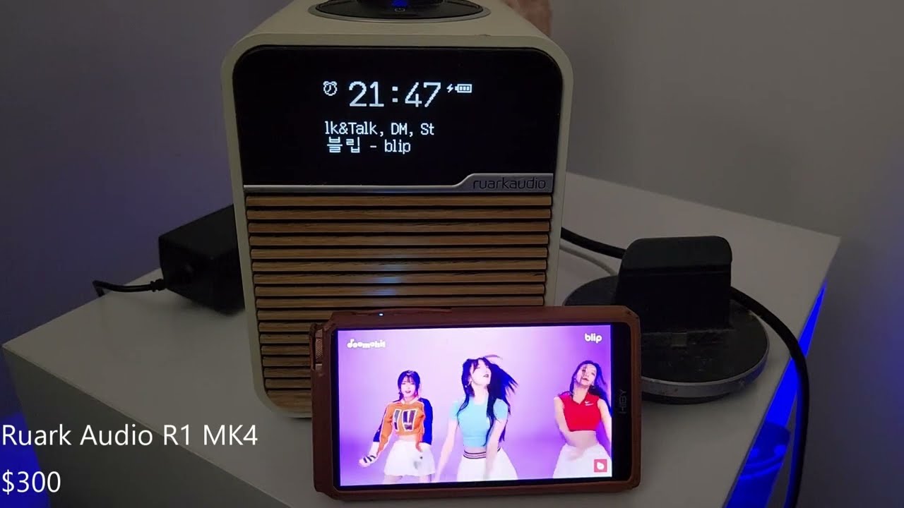 Ruark Audio R1 Mk4 BT clock radio speaker unboxing + comparison with Yamaha TSX-72