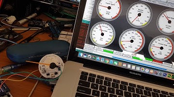 Serial Gauge second test with serial data from Speeduino