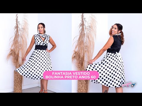 Fantasia Vestido Bolinha