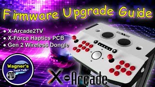 X-Arcade2TV XR Firmware Update + X-Force Haptics & Gen 2 Dongle