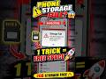 Phone Storage Full Problem Fix in 1 Minute 🔥#ytshorts #tech