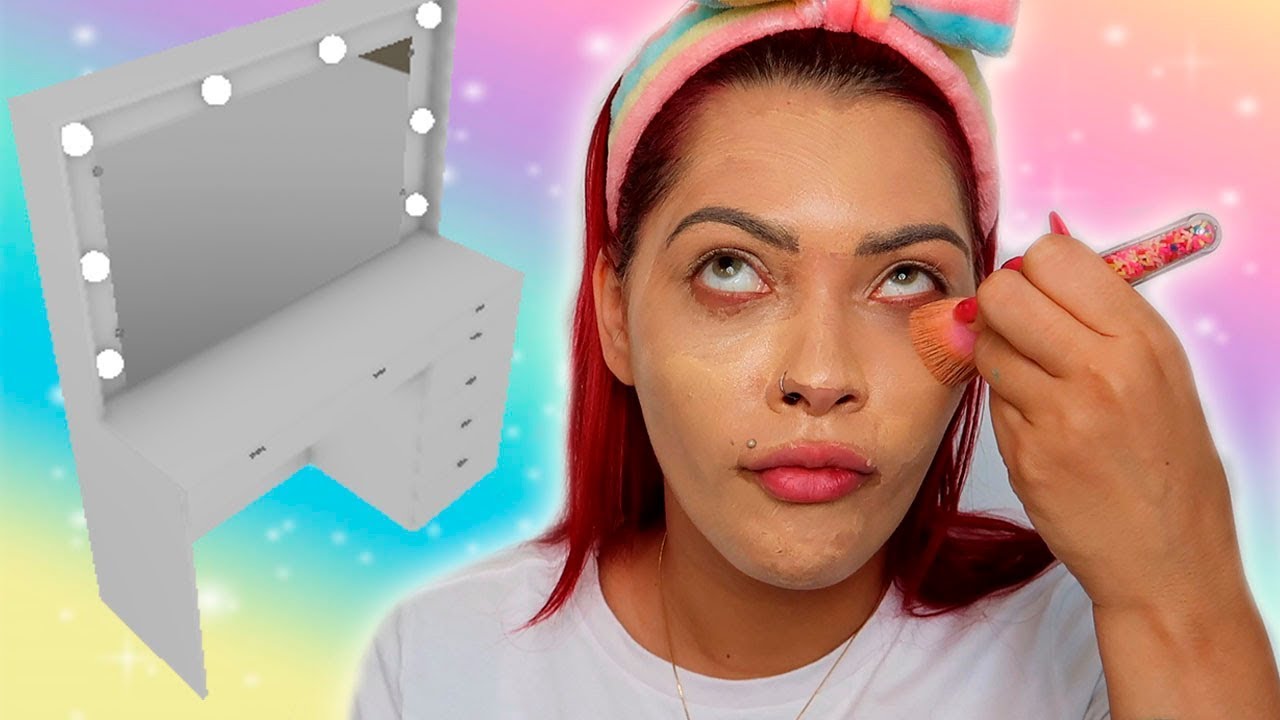 TESTANDO MAKES PERDIDAS NA MINHA PENTEADEIRA