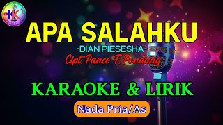 Download Lagu APA SALAHKU|Dian Piesesha|KARAOKE PRIA(As) MP3