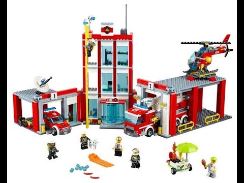 Lego city пожарная машина