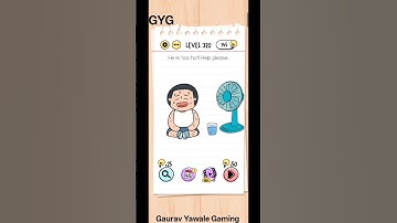 He is too hot! help please. Brain test level 320!