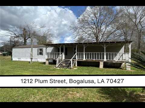 1212 Plum Street, Bogalusa, LA home video tour