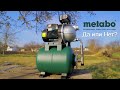 Лучшая насосная станция для дома? Metabo HWW 3500/25 G. Водоснабжение дачи. Настройка. Обзор. Советы