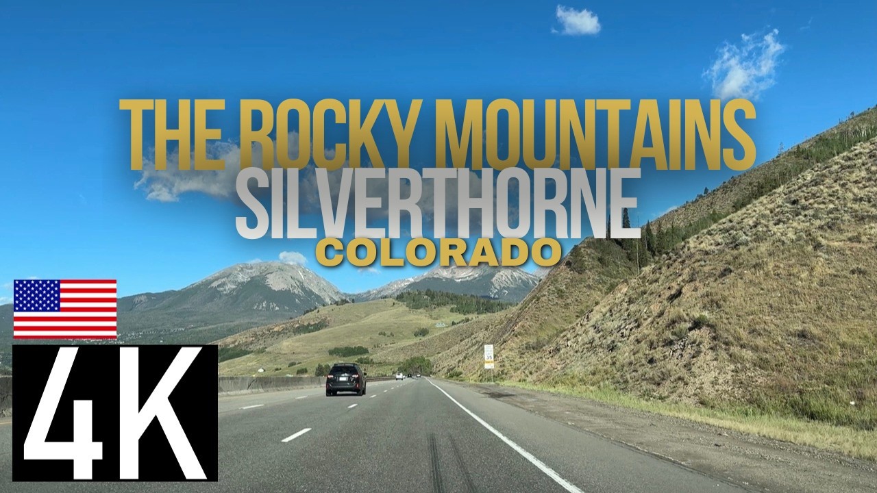Road Tour – Driving POV through Colorado's Rocky Mountains & Eisenhower Tunnel - Silverthorne, CO