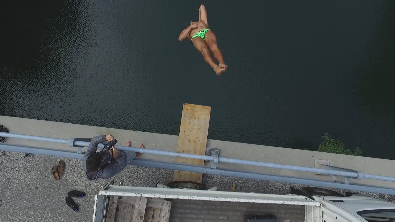 Cliff diving and bridge diving Ponte Brolla 2016 ! YouTube