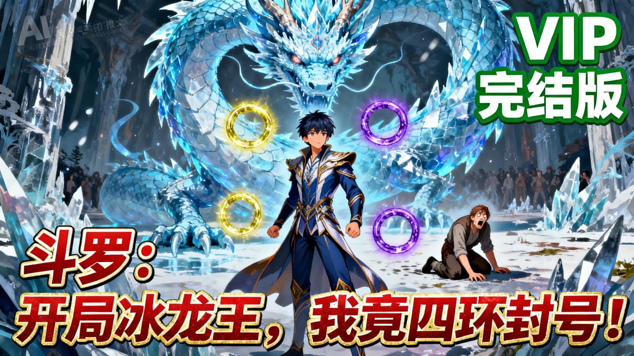 【已完结】《鬥羅：開局冰龍王，我竟四環封號！》穿越成斗羅大陸最廢皇子，武魂覺醒當天冰龍王降世，直接飆到四環魂宗，把看不起我的封號鬥羅全嚇跪了。