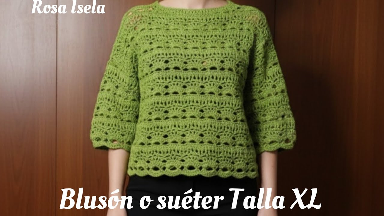 Hermoso Blusón o suéter Talla XL 