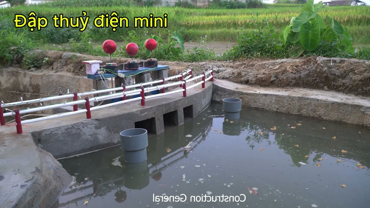 Đập thủy điện mini #Thủy Điện mini #Tự Làm Thủy điện #Tiết kiệm điện #Đam Mê Sáng tạo #fb #trend