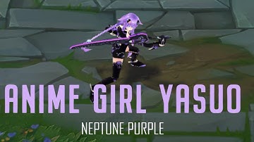 This new Anime girl Yasuo skin is kinda broken...