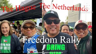 Freedom rally to The Hague the Netherlands