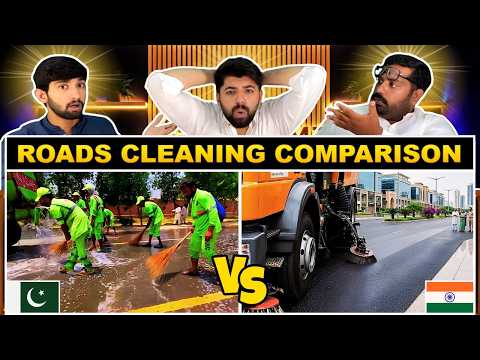 Reaction On Pakistan vs India Road Cleaning Technology | सड़क सफाई | Pakistani Reaction 🇵🇰❤️🇮🇳