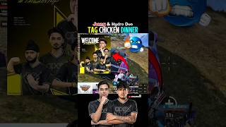 Jonathan &amp; Hydro Duo🔥 #jonathan #bgmi #tagontop