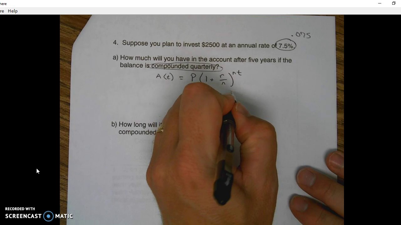 More Applications of exponential functions - YouTube
