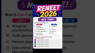 ReNEET 2026 Solution