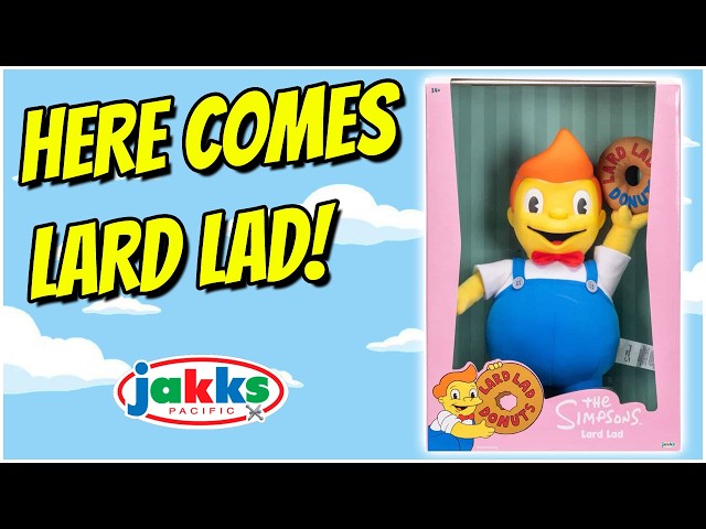 The Simpsons Lard Lad Plush Toy. Get it now! - YouTube