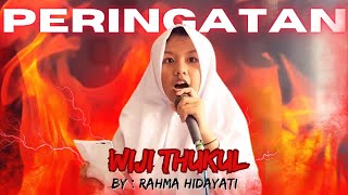 PUISI PERINGATAN Karya Wiji Thukul by Rahma Hidayati