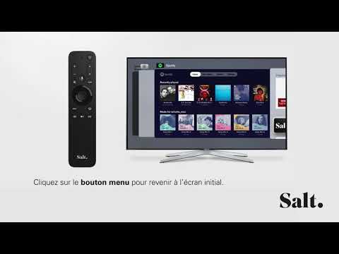 3. Fermer des applications - Salt TV Remote 2.0