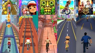 Subway Princess Runner 🆚 Temple Run 2 🆚 Subway Surfers 🆚 Little Singham Cycle Race 🆚 CID Heroes screenshot 5