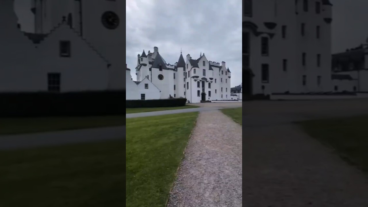 Blair Athol castle and garden 