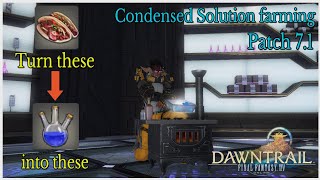 How to farm Condensed solution in patch 7.1