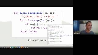Busca Sequencial e Busca Binária e uso de Expressões Regulares em Python