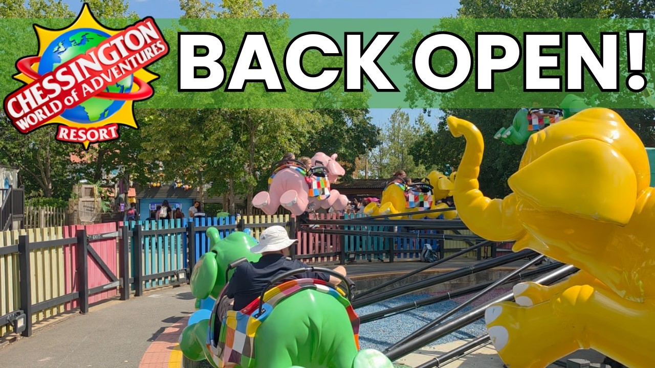 Elmers is back open at Chessington!