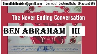 Ben Abrahim and I meet in Eden part III