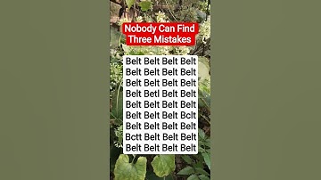 Nobody Can Find Three Mistakes #puzzle #challenge #america #brainteasers #find #ytshort #shorts