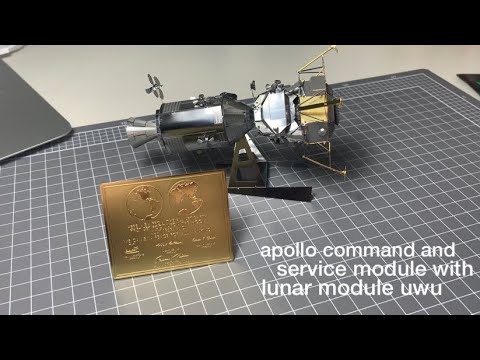 Paper Apollo Csm i built the Apollo CSM with LM in less than 4 minutes (real time) (not ...