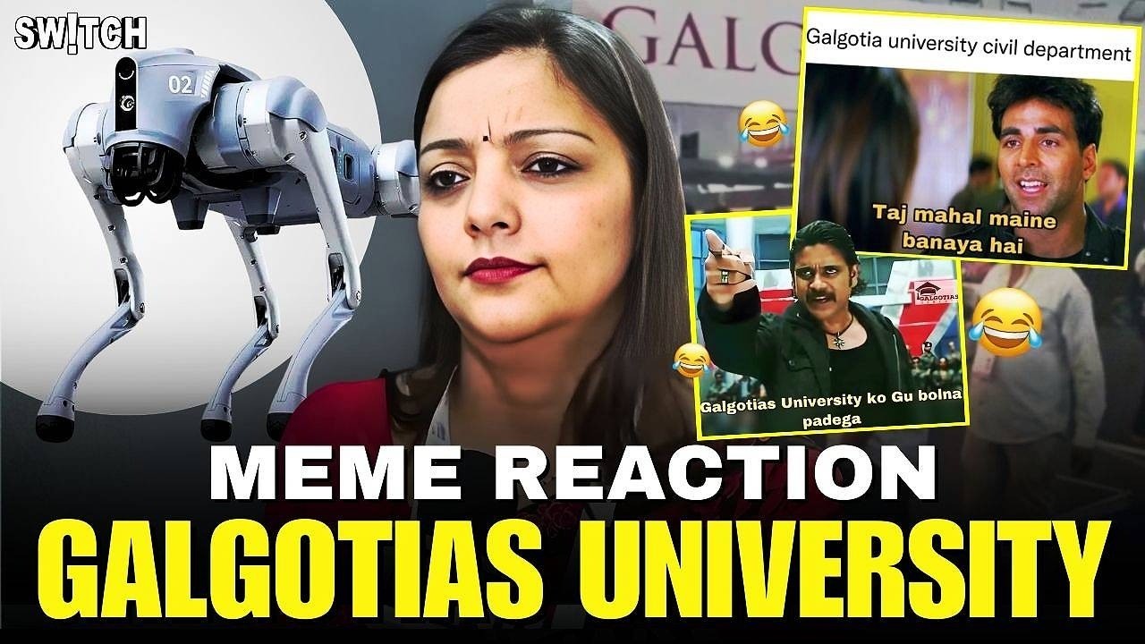 Galgotias University Meme Reaction 😂: Robot Controversy Sparks Meme Storm | AI Summit