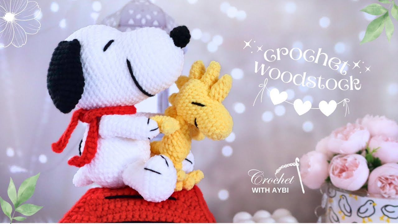 Woodstock Crochet Tutorial Part 1 | FREE PATTERN | Snoopy Crochet | How to Crochet Woodstock