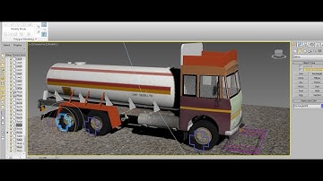 Tutorial on Modeling & Texturing a Oil Truck Container in 3dsmax ( Part 17)