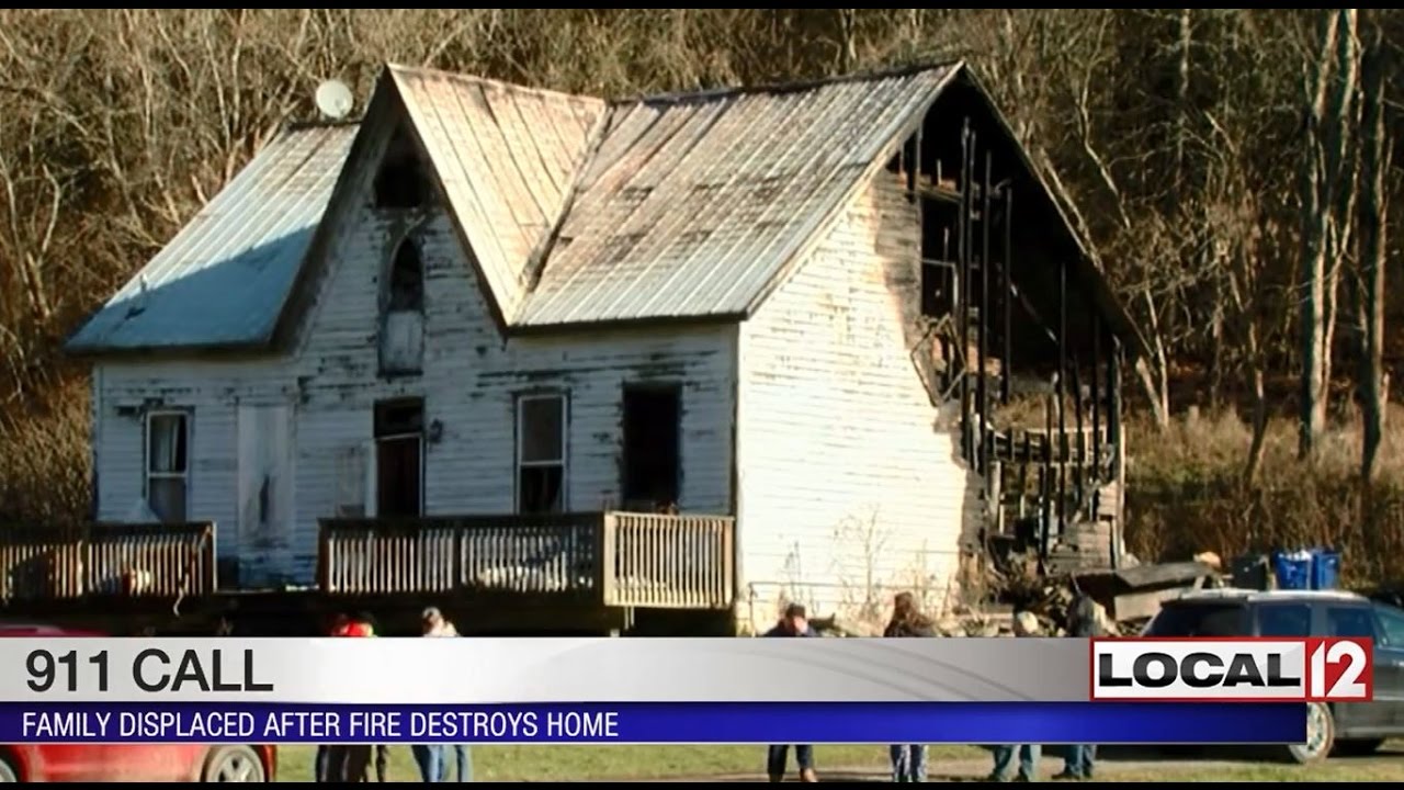 Family displaced after fire destroys home in Brown County - YouTube