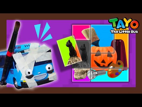 Tayo the ghost and early halloween for Bongbong! l Tayo Mini Game l Tayo the Little Bus