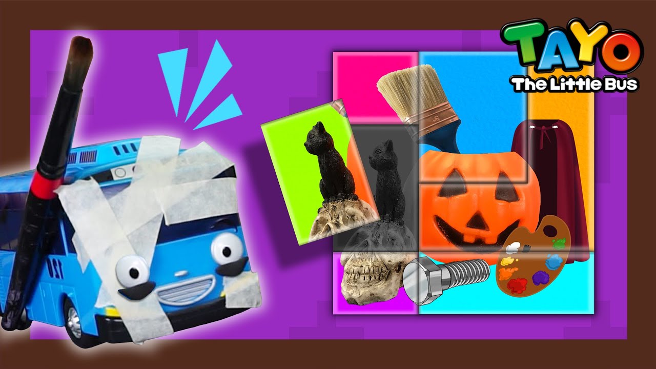 Tayo the ghost and early halloween for Bongbong! l Tayo Mini Game l Tayo the Little Bus