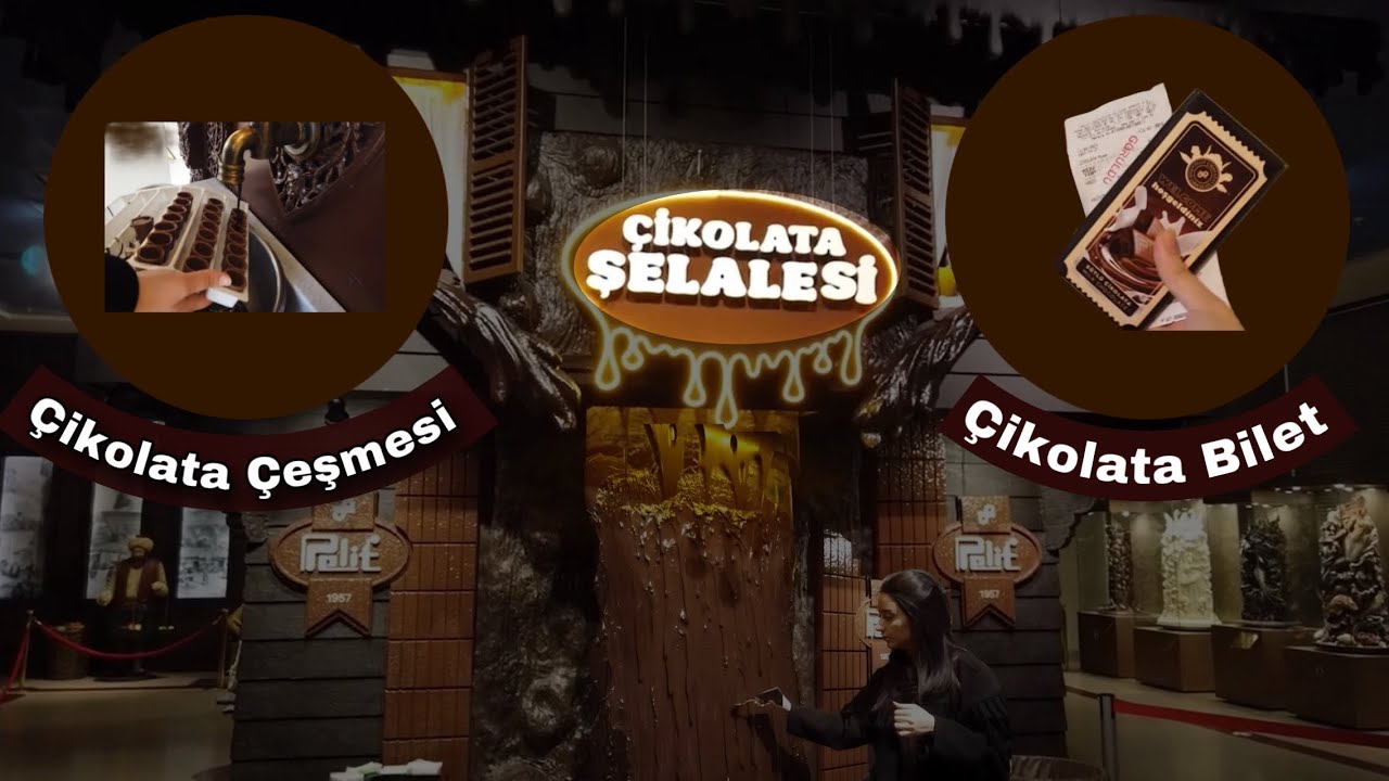 PELİT ÇİKOLATA MÜZESİNE GİTTİM | ÇİKOLATA ŞELALESİNDEN ÇİKOLATA YEMEK..🍫