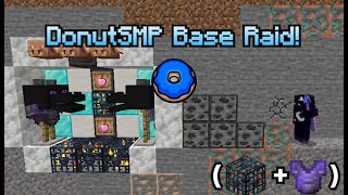 Eu invadi uma BASE RICA no Donut SMP! [NETHERITE + SPAWNERS]