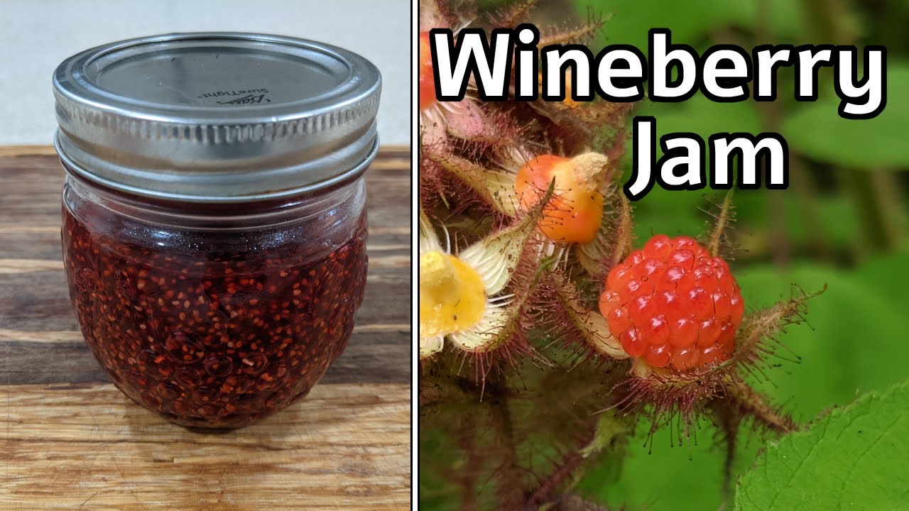 Making Wineberry Jam YouTube