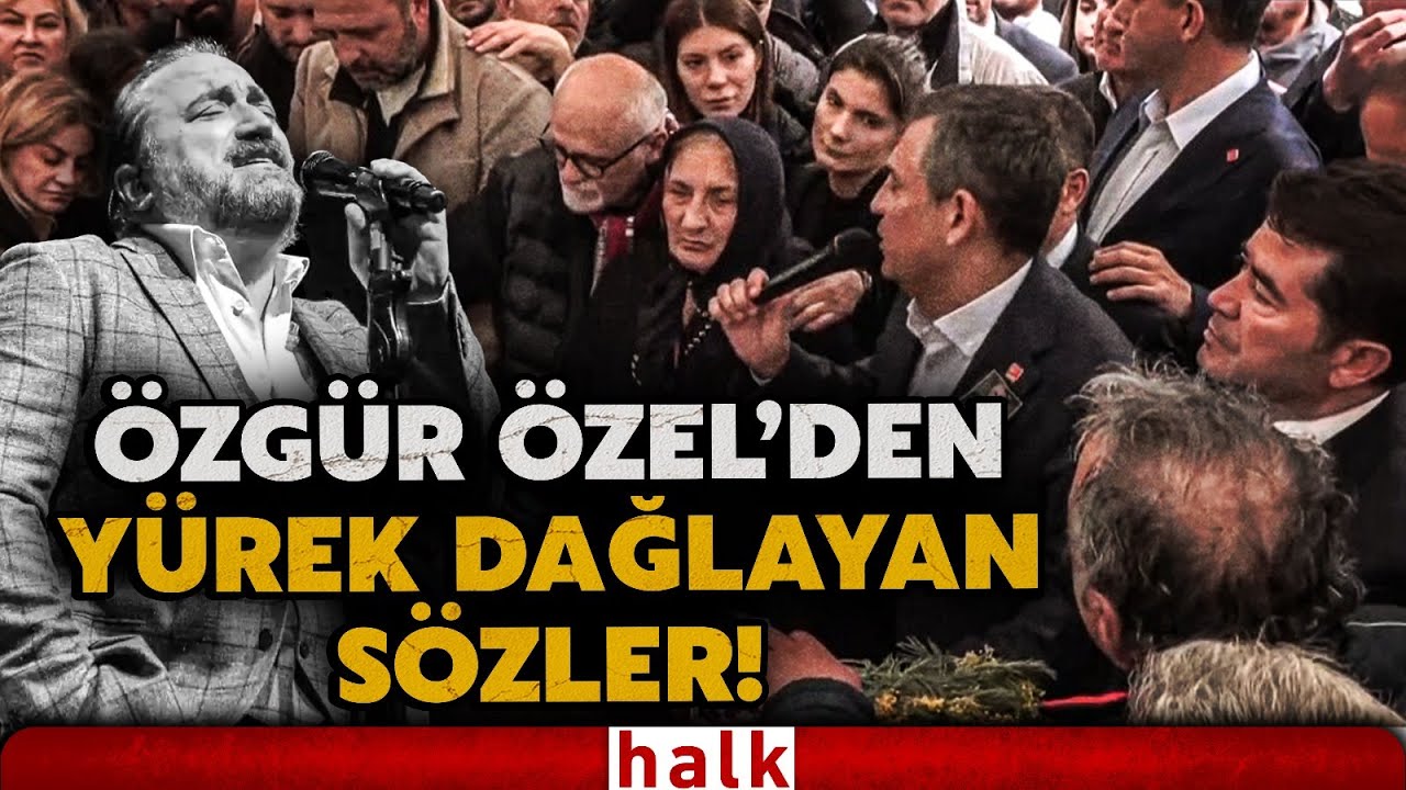 Volkan Konak için son görev Maçka'da! Özgür Özel'den cenazede boğazları düğümleyen sözler!